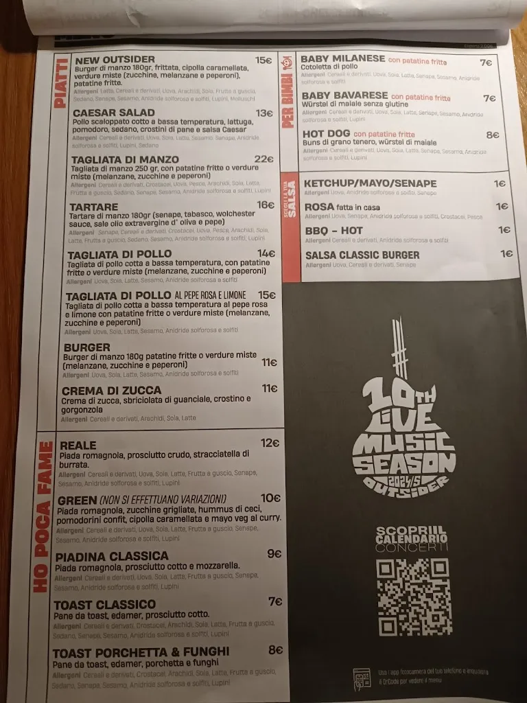 Menu_OutSider Pub_Quinto di Treviso_immagine_2