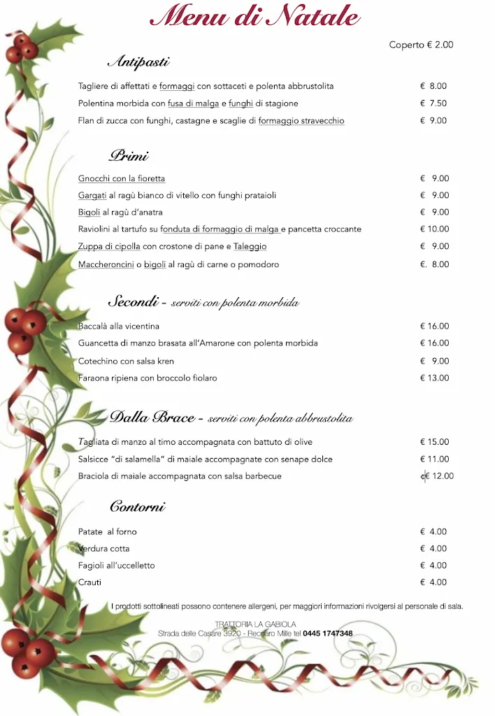 Menu_Ristorante Trattoria La Gabiola_Recoaro Terme_image_2