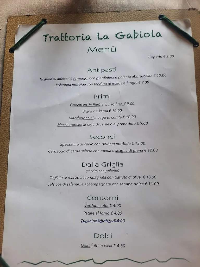 Menu_Ristorante Trattoria La Gabiola_Recoaro Terme_image_3