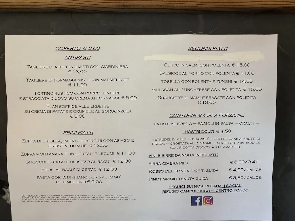 Menu_Rifugio Campolongo_Rotzo_image_1