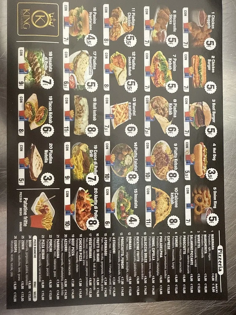 Menu_King pizzeria kebab_Rossano Veneto_immagine_1