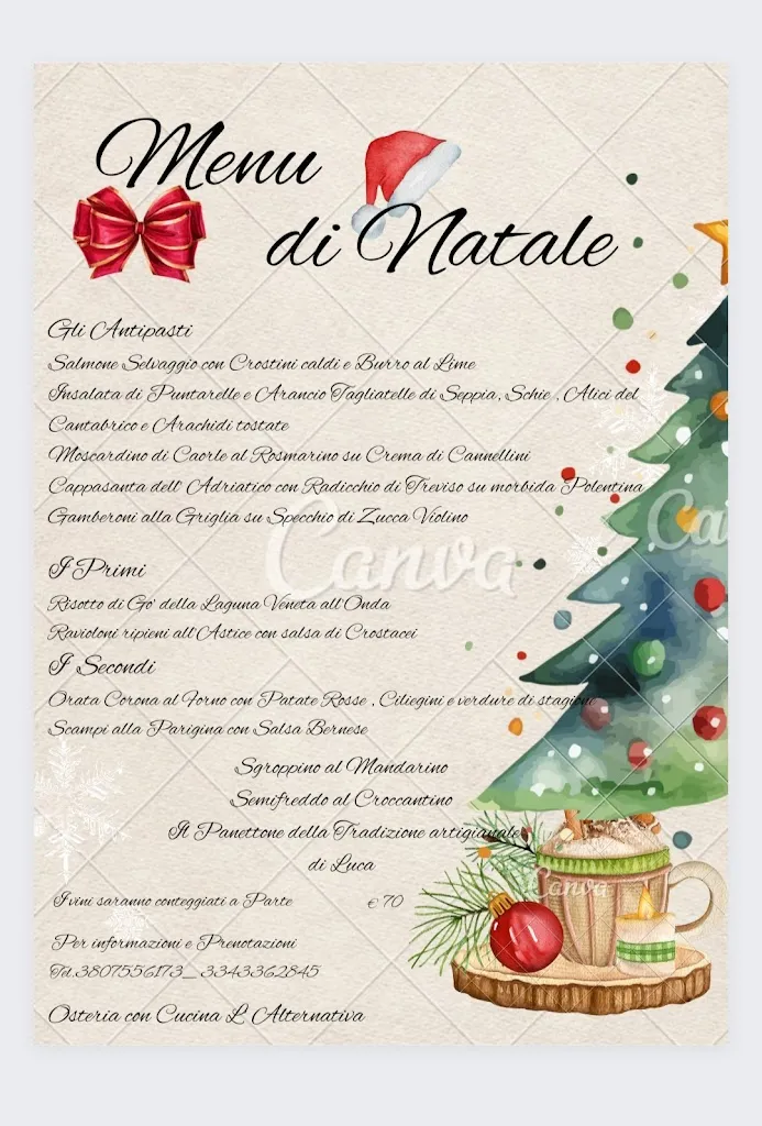 Menu_L'Alternativa Osteria con cucina_San Donà di Piave_image_1