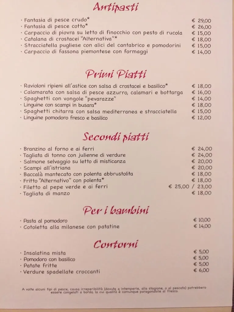 Menu_L'Alternativa Osteria con cucina_San Donà di Piave_image_2