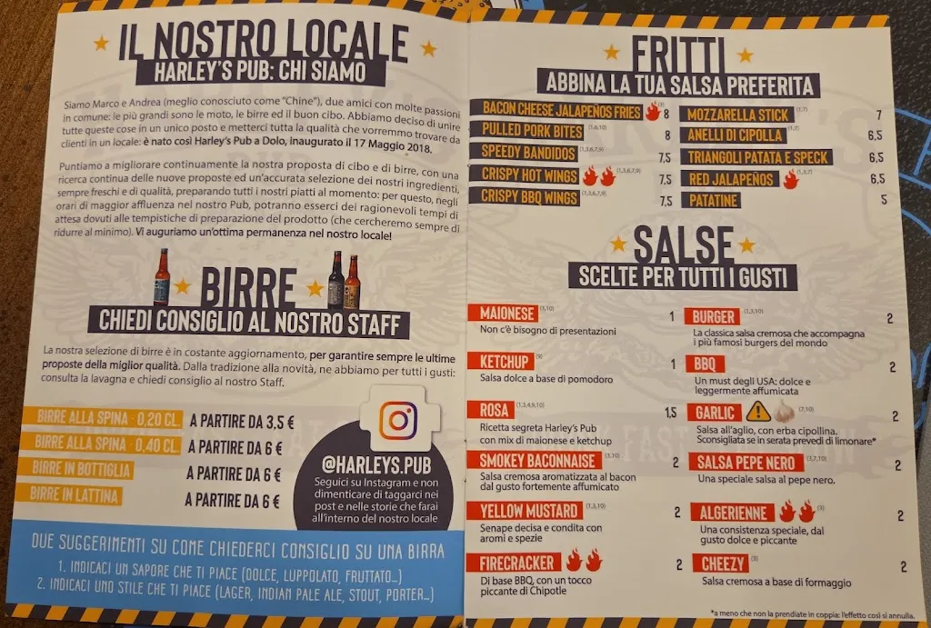 Menu_Harley's Pub Dolo_Sambruson_image_1