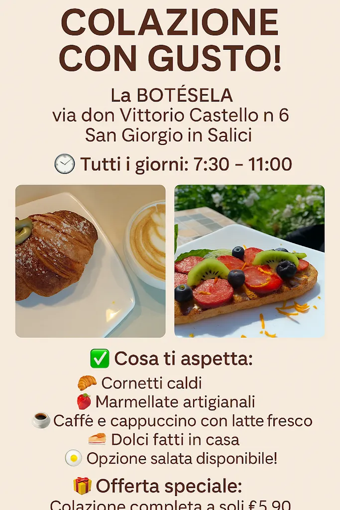 Menu_Bar caffetteria la botesela_San Giorgio in Salici_image_3