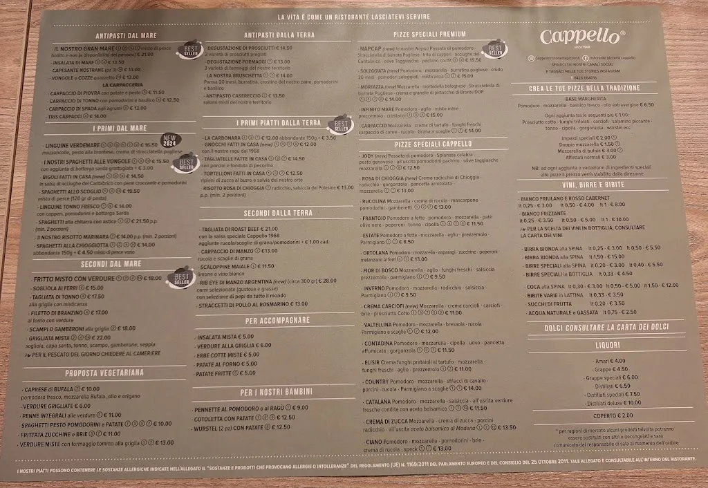 Menu_Cappello - Ristorante Pizzeria_Rosolina_immagine_3
