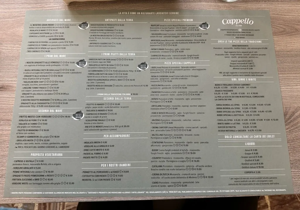 Menu_Cappello - Ristorante Pizzeria_Rosolina_immagine_4