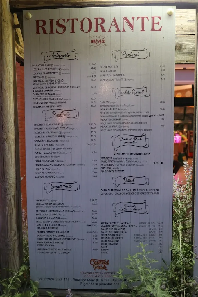 Menu_Central park_Rosolina_image_3