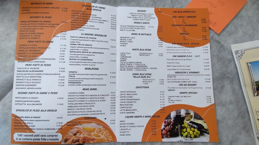 Menu_Ristorante Pizzeria Alexander_Rosolina_image_1