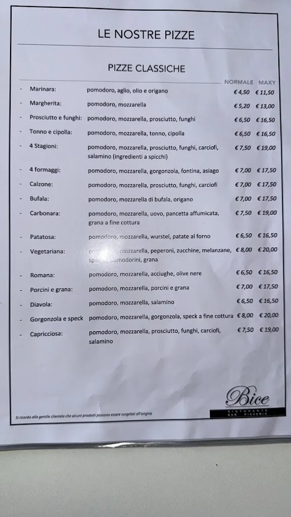 Menu_Bice Ristorante Damini Beatrice S. and C. N. C._San Giovanni Ilarione_image_2