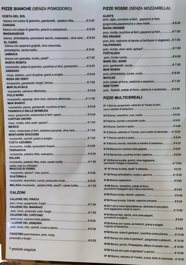 Menu_Ristorante Paviola - Pizzeria Zanzara Club_San Giorgio in Bosco_image_1