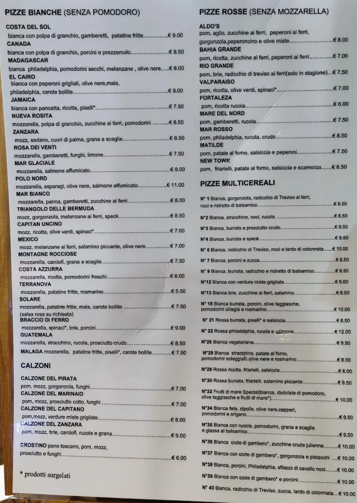 Menu_Ristorante Paviola - Pizzeria Zanzara Club_San Giorgio in Bosco_image_2