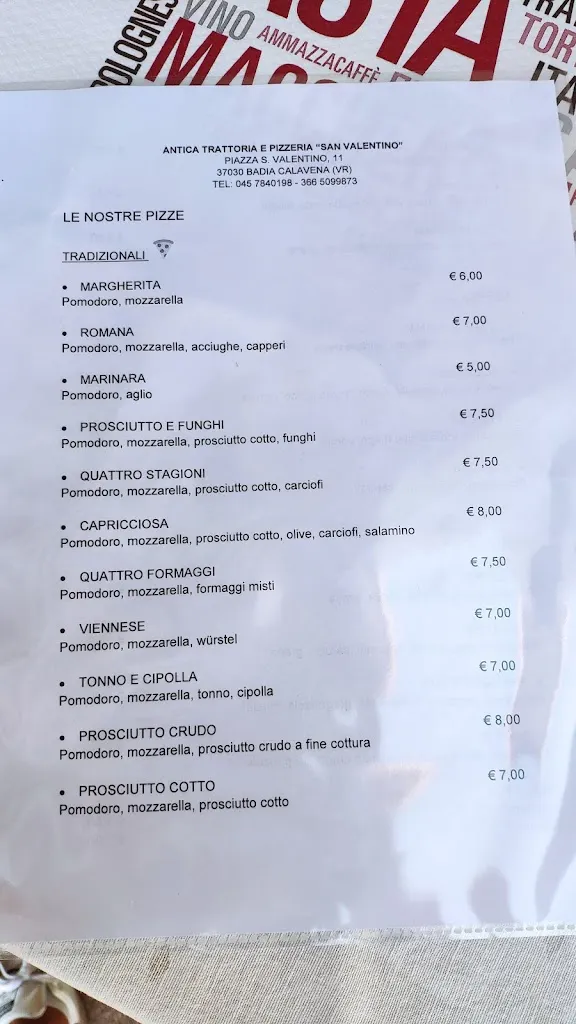 Menu_ANTICA TRATTORIA PIZZERIA S.VALENTINO_San Mauro di Saline_image_1