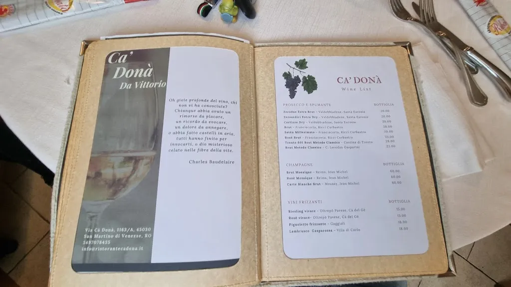 Menu_Ca' Donà da Vittorio - Ristorante Pizzeria_San Martino di Venezze_image_4