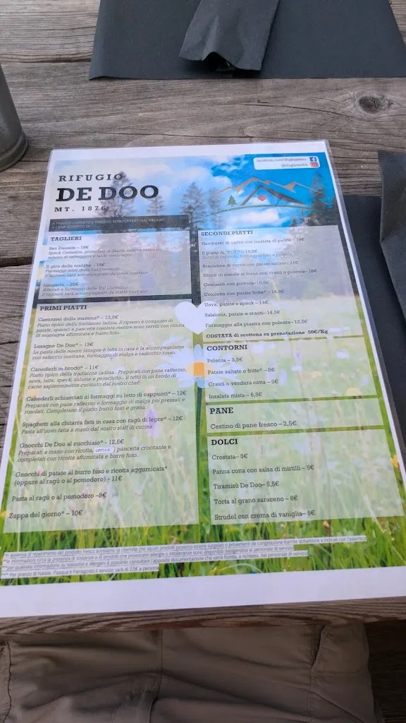 Menu_Rifugio De Dòo_San Nicolò Comelico_image_4