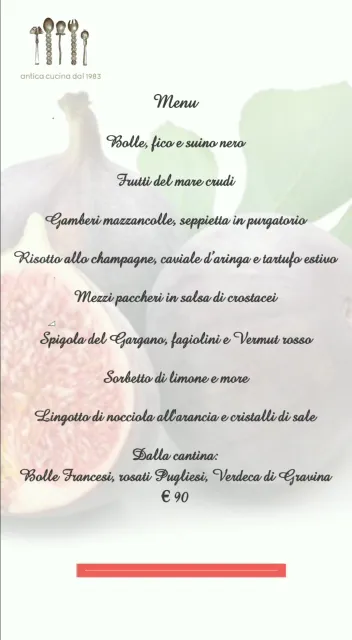 Menu_Antica Cucina 1983_Provincia di Barletta - Andria - Trani_image_4