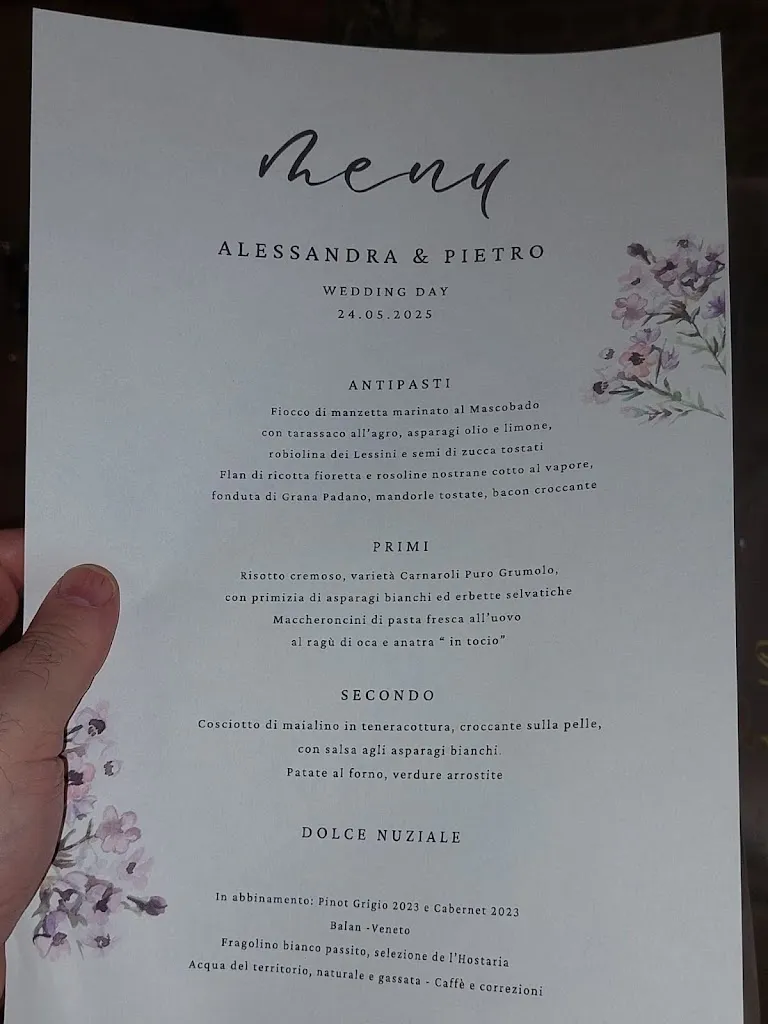 Menu_l' Hostaria di Via Roma_San Martino di Lupari_immagine_1