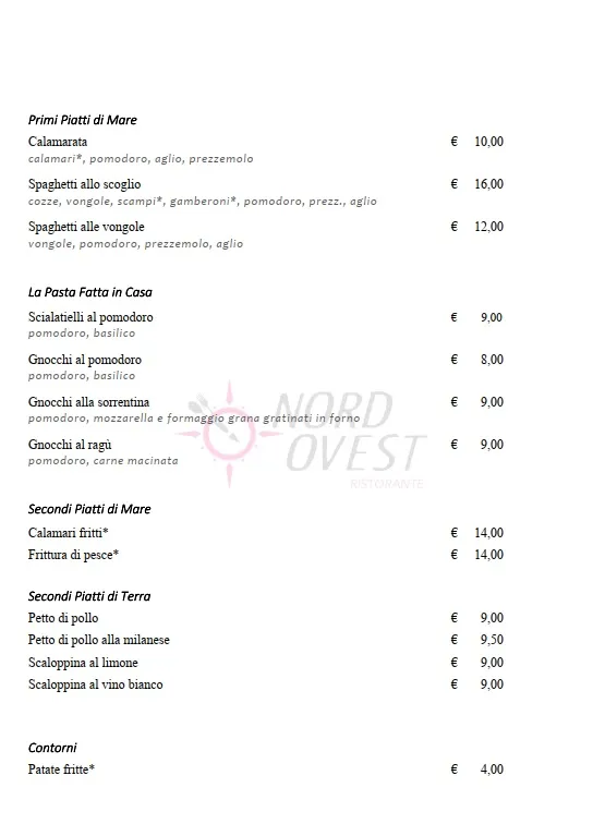 Menu_Nord Ovest - Paella e cucina da asporto_San Martino di Lupari_image_1