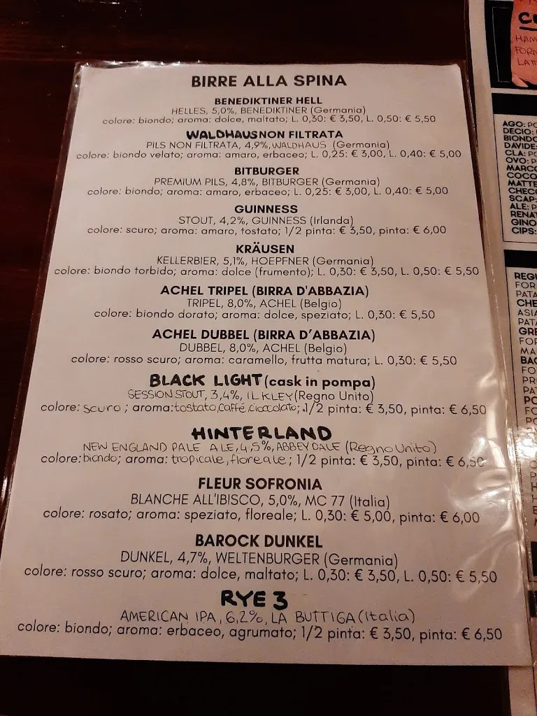 Menu_Black Lotus Pub_San Martino di Lupari_image_2