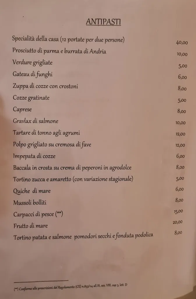Menu_Al Vecchio Forno_Provincia di Barletta - Andria - Trani_image_3
