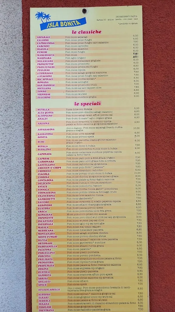 Menu_Isla Bonita_San Pietro in Gu_immagine_1