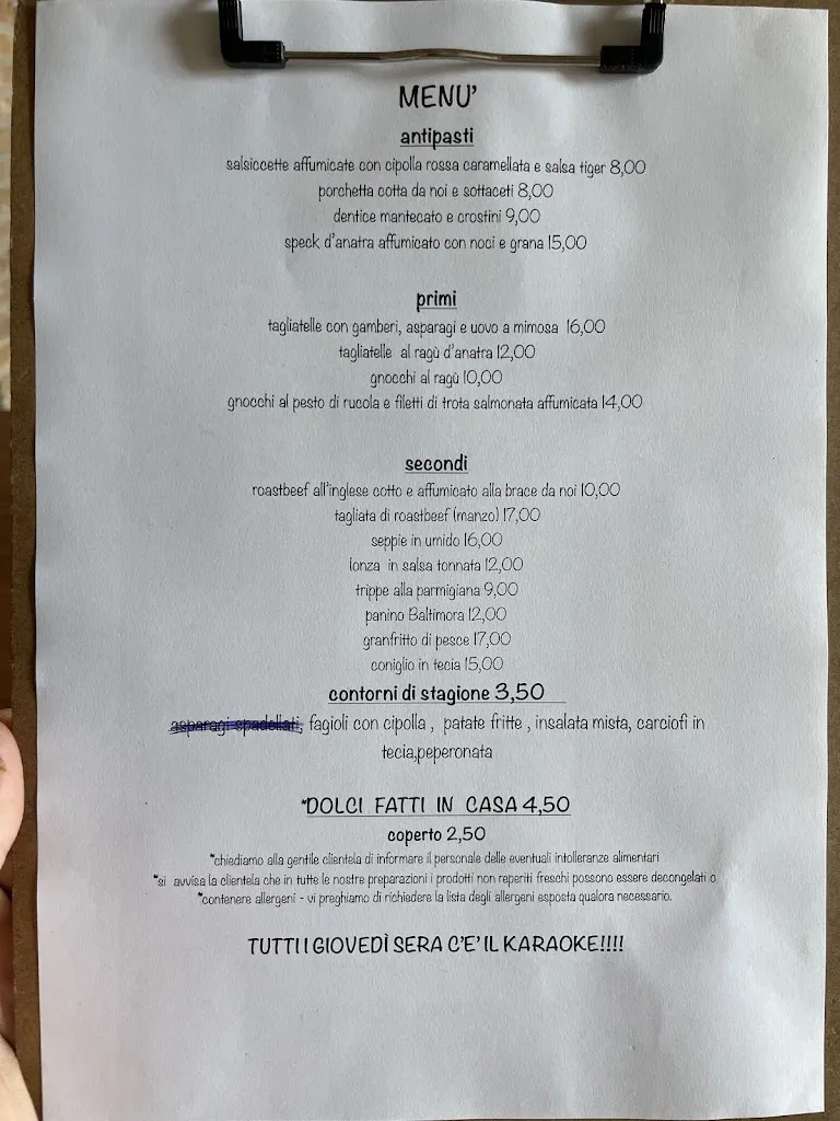 Menu_Bonamaria osteria e ristorante_San Polo di Piave_image_1