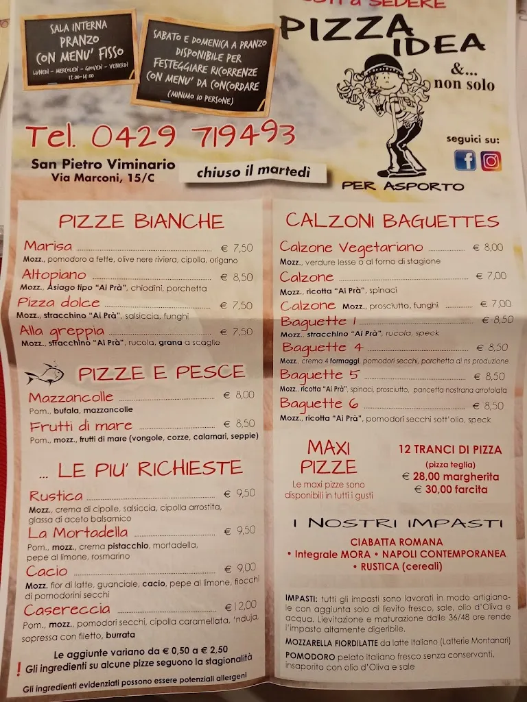 Menu_Pizza Idea & ... Non Solo snc_San Pietro Viminario_image_3