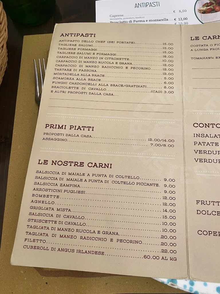 Menu_Osteria Caccianferno_Provincia di Barletta - Andria - Trani_image_1