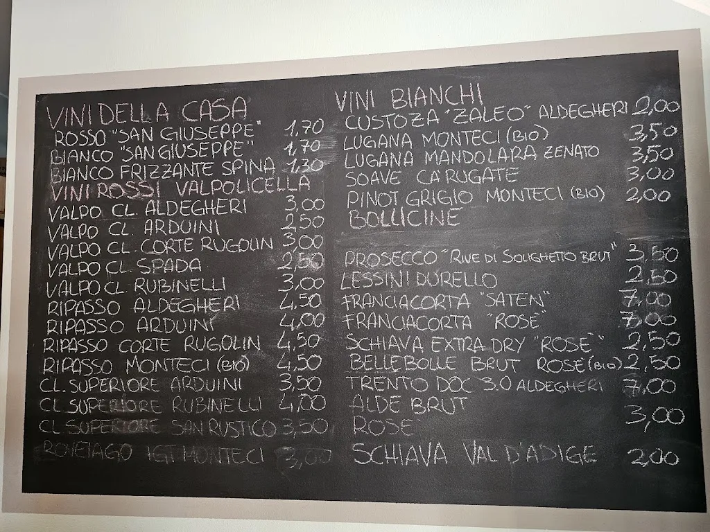 Menu_Osteria San Giuseppe_San Pietro in Cariano_immagine_1