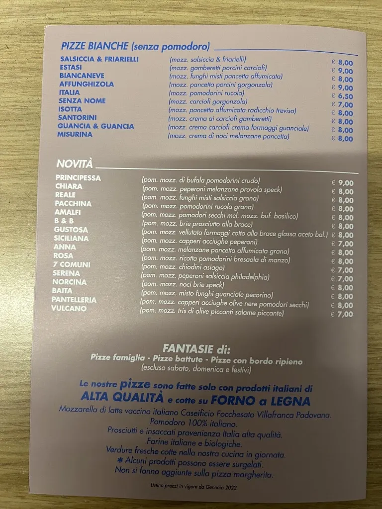 Menu_Pizzeria - Idea Pizza_Sant'Angelo di Piove di Sacco_image_3