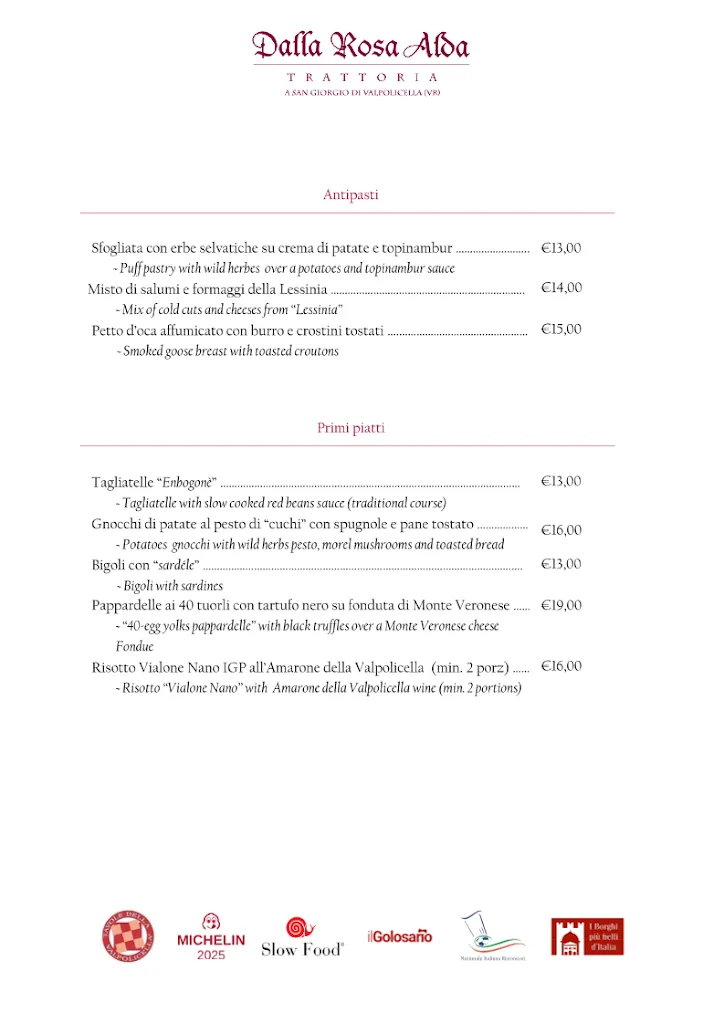 Menu_Trattoria Dalla Rosa Alda_Sant'Ambrogio di Valpollicella_image_2