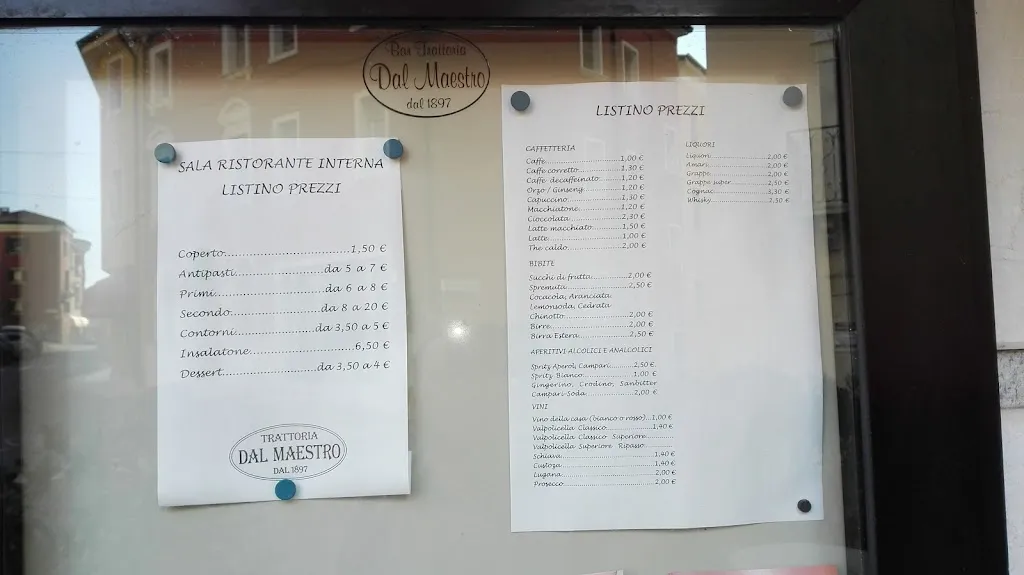 Menu_Trattoria Dal Maestro s.n.c._Sant'Ambrogio di Valpollicella_image_2