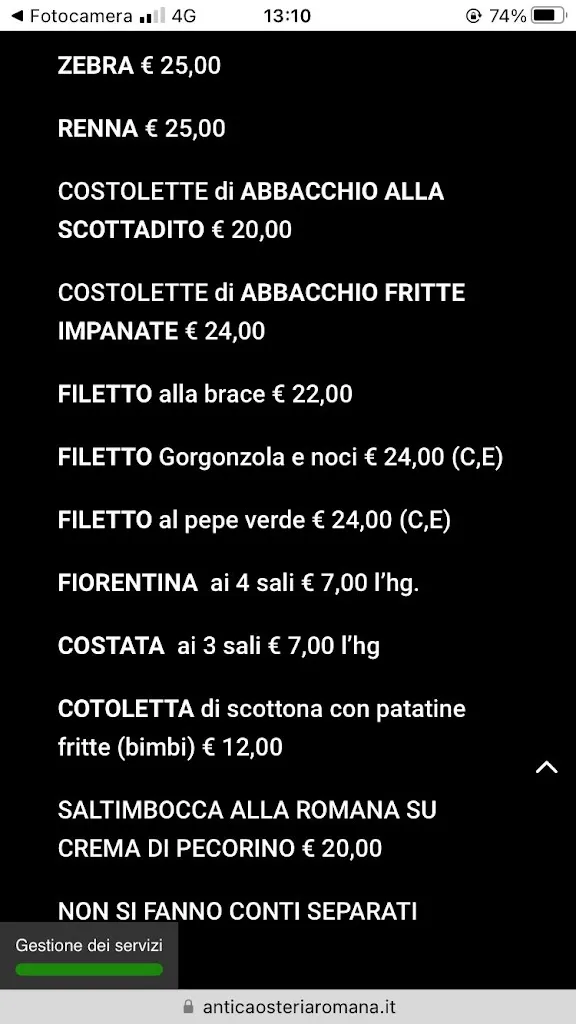 Menu_Osteria Romana_Santa Giustina in Colle_image_2
