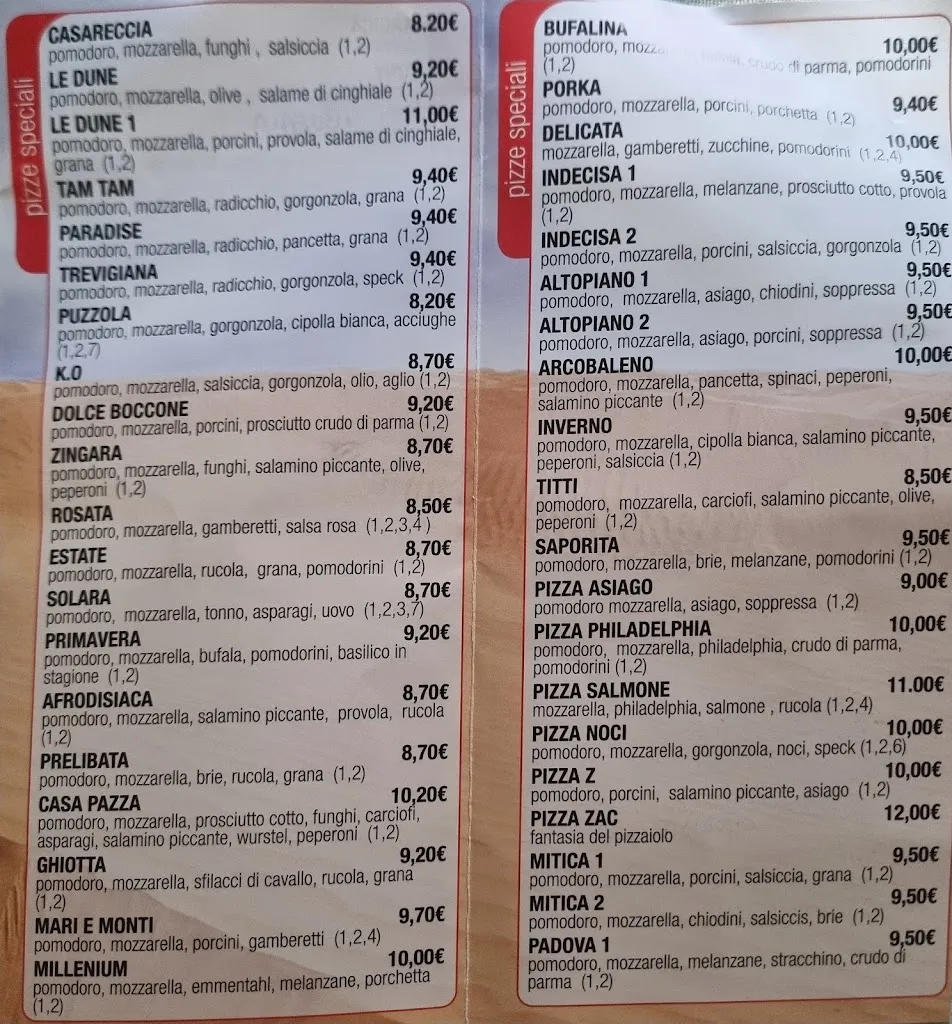 Menu_Le Dune_Santa Giustina in Colle_image_3