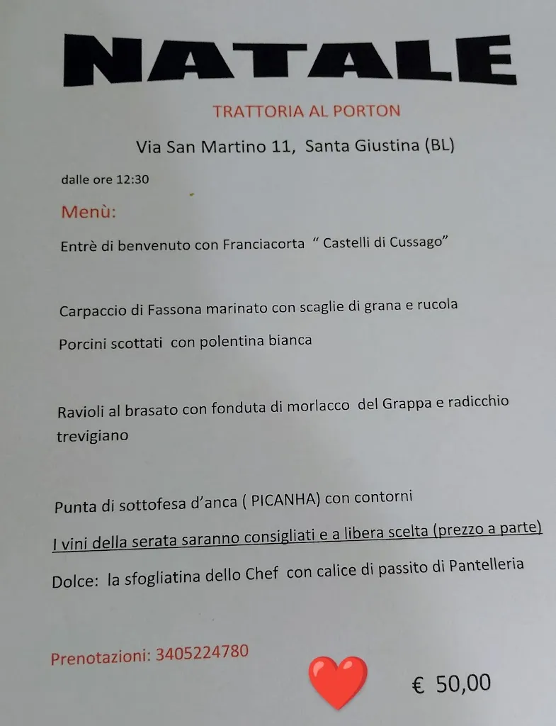 Menu_Trattoria Al Porton da Marco_Santa Giustina_image_1