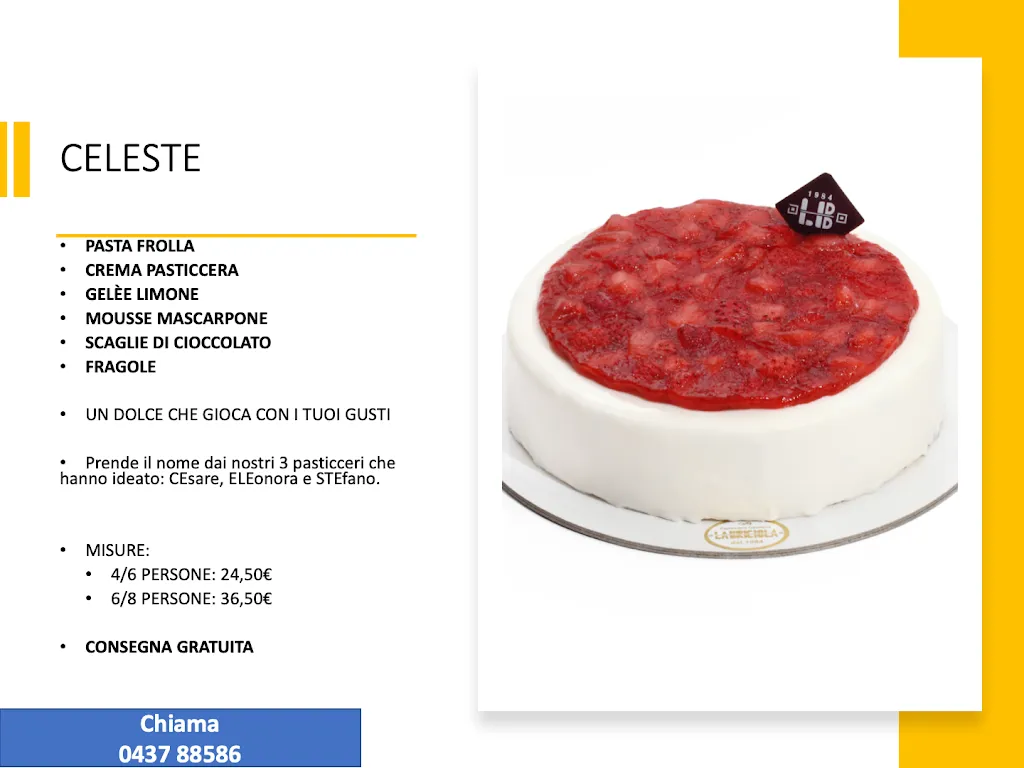 Menü_Pasticceria Gelateria La Briciola_Santa Giustina_Bild_2