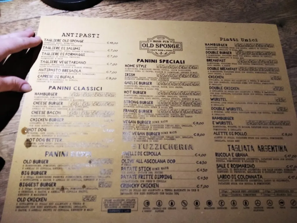 Menu_Pub Old Sponge_Alba Adriatica_image_1