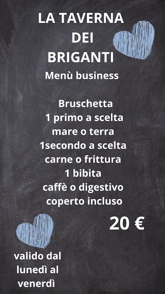 Menu_La Taverna dei Briganti_Provincia di Barletta - Andria - Trani_image_1
