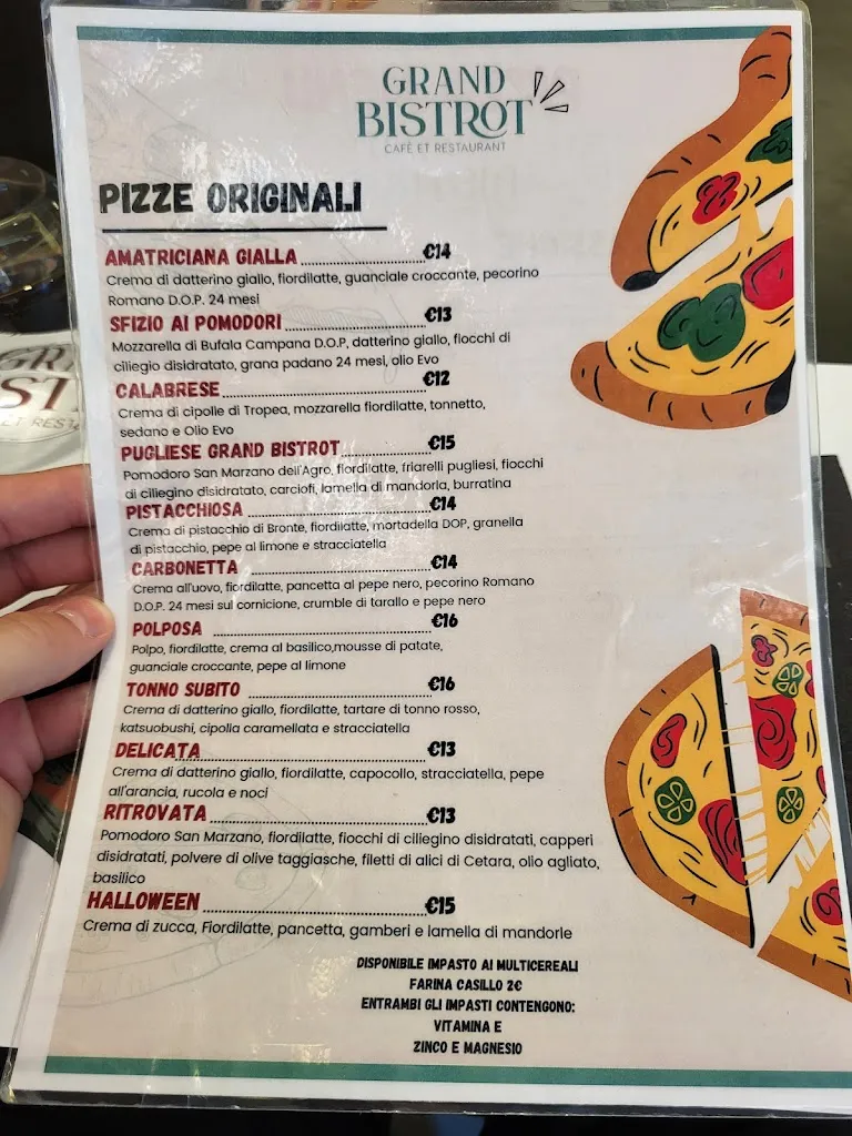 Menu_Grand Bistrot - Cafè et Restaurant_Provincia di Barletta - Andria - Trani_immagine_2