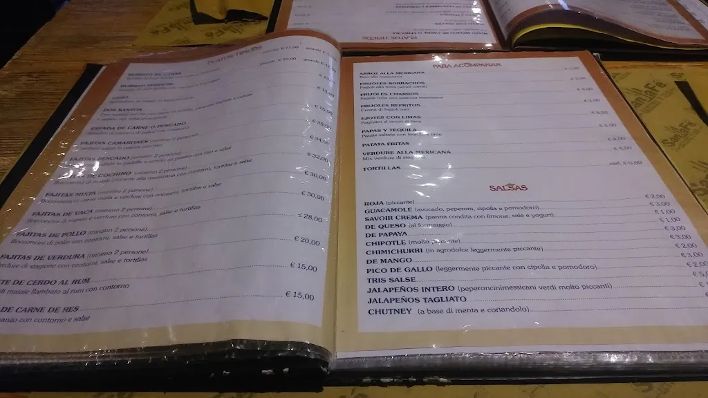 Menu_Santa Fé - Cantina y Bar_Solagna_image_2