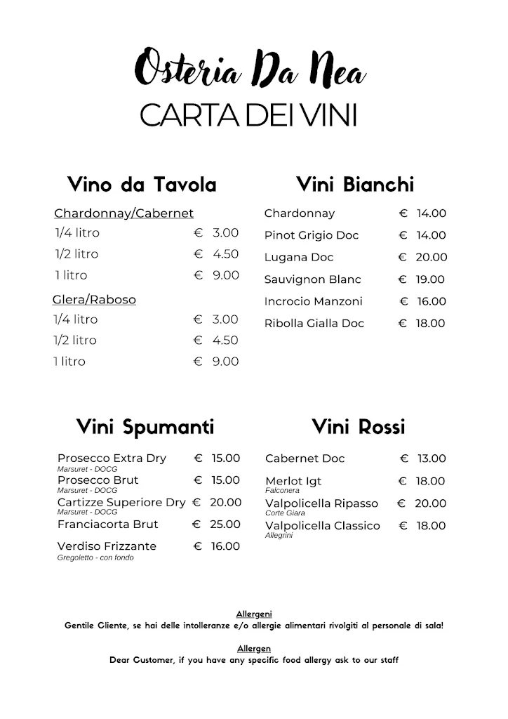Menu_Osteria Da Nea_Silea_image_2