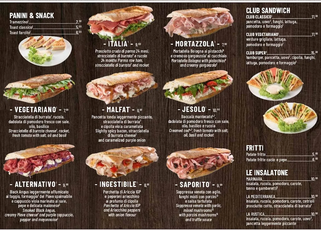 Menu_Il Club dei Sandwich_Silea_immagine_1