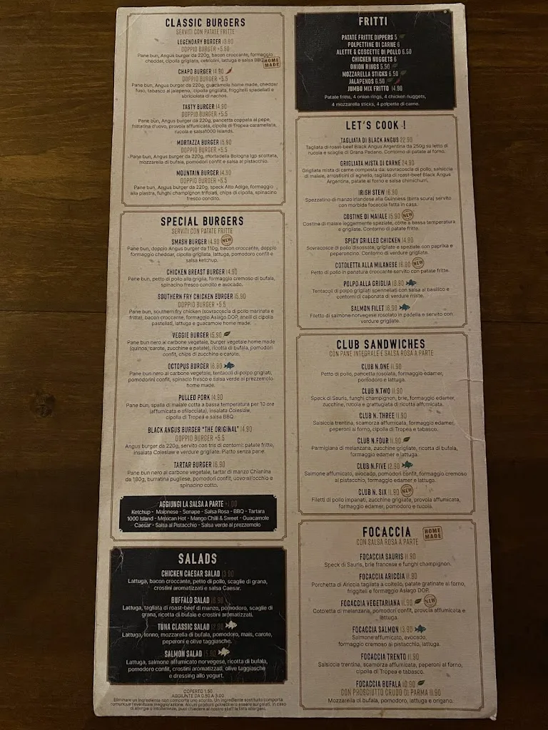 Menu_Colonial Inn SILEA - Burgers & Steaks_Silea_image_4