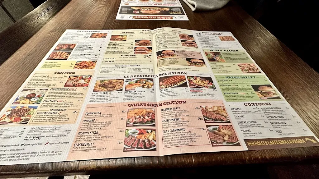 Menu_Old Wild West - Silea The Space_Silea_image_4