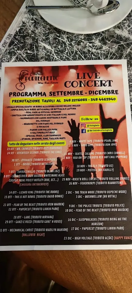 Menu_Bar Centrale Al Porteghetto | Birreria, Aperitivi, Ristorante, Hamburger, Enoteca e Tabacchi_Sossano_image_1