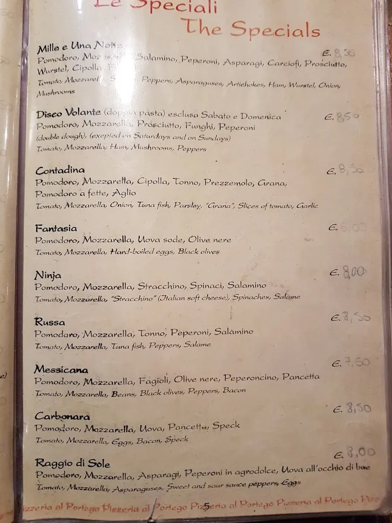 Menu_Pizzeria Al Portego Sovizzo_Sovizzo_image_1