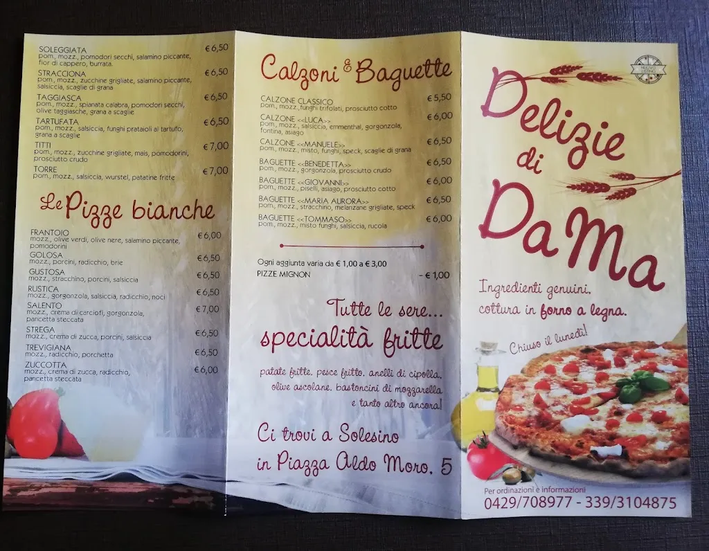 Menu_Delizie Di Dama Snc Di Baron Marisa E Penello Daniela_Solesino_image_1