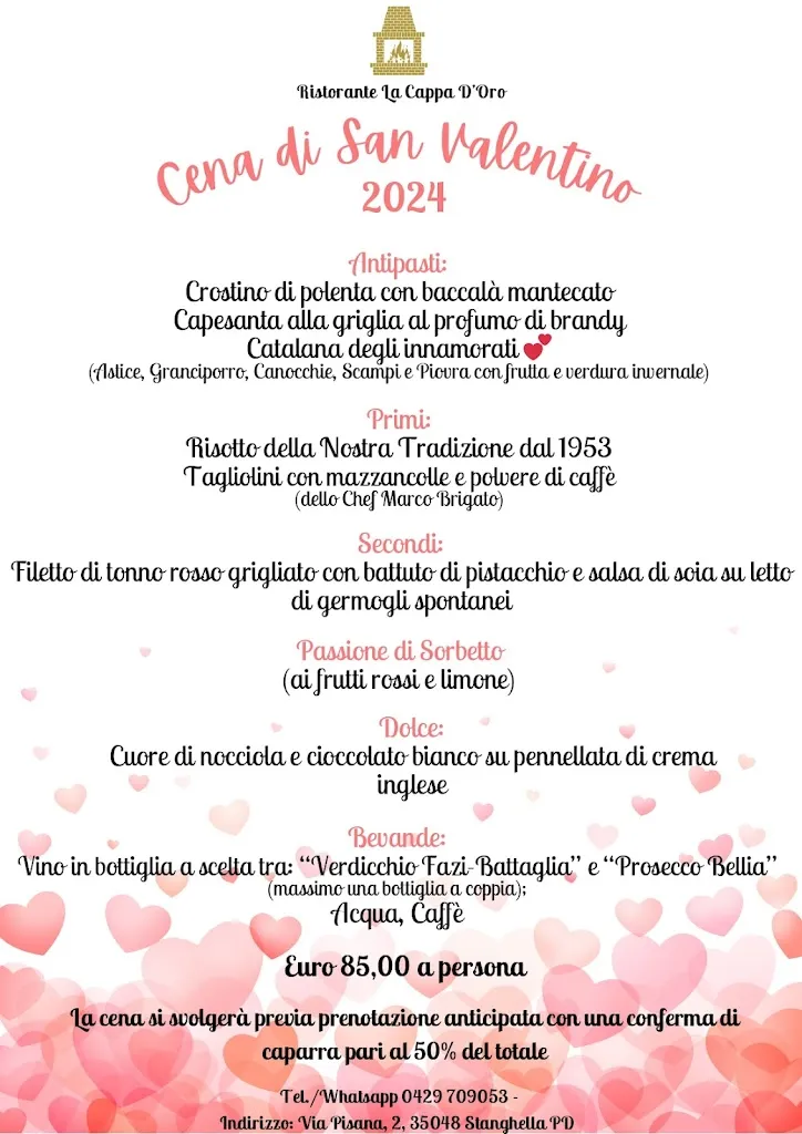 Menu_Ristorante Trattoria alla Cappa d'Oro_Solesino_immagine_2