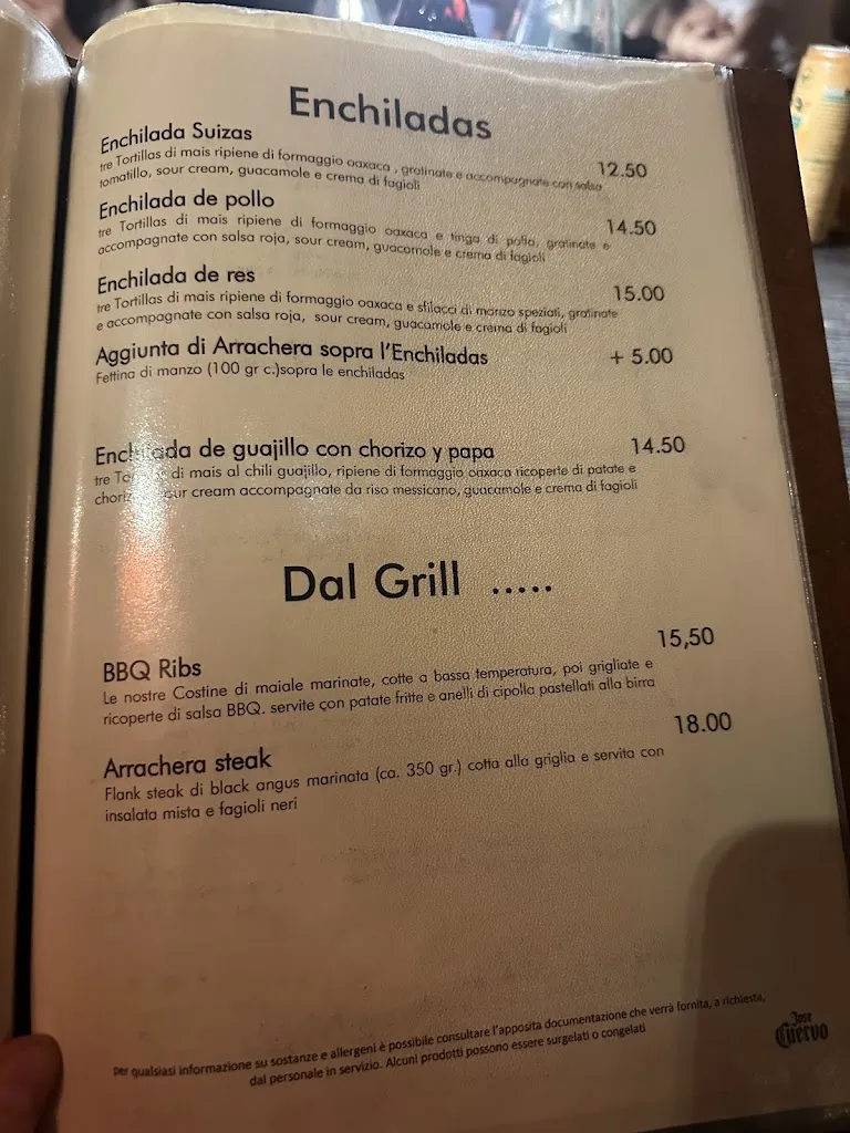 Menu_Cantina del Sol - Ristorante Messicano_Sommacampagna_immagine_3