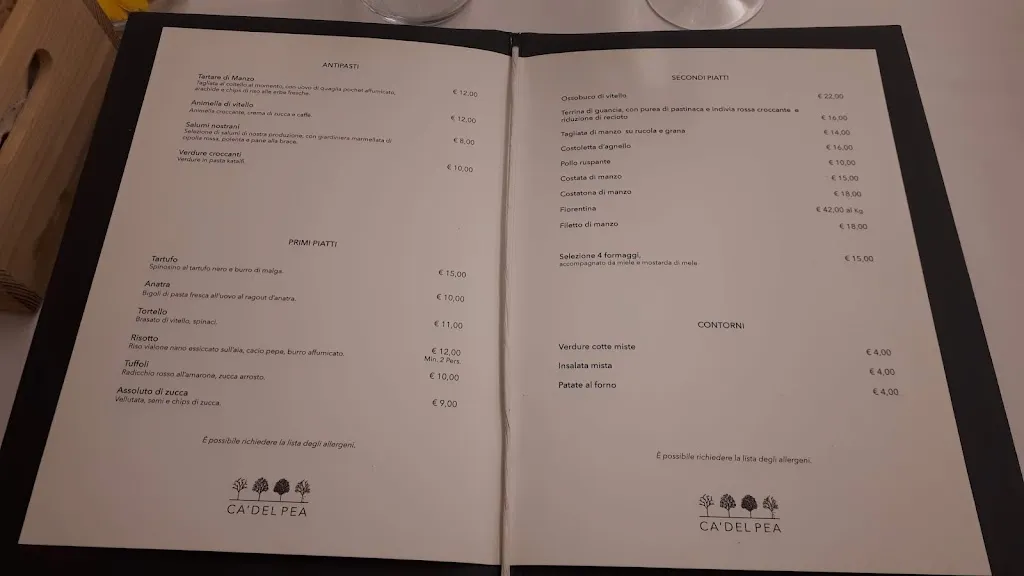 Menu_Ristorante Ca Del Pea_Sommacampagna_image_2